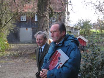 2004-11-14 Ständchen bei Ekkehard Traunecker mit Chicken-Run-Fotoshooting 29