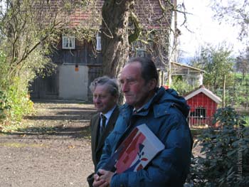 2004-11-14 Ständchen bei Ekkehard Traunecker mit Chicken-Run-Fotoshooting 30