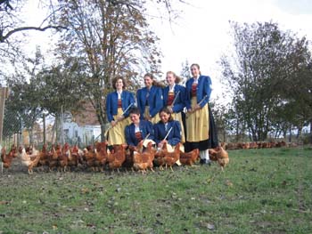 2004-11-14 Ständchen bei Ekkehard Traunecker mit Chicken-Run-Fotoshooting 49