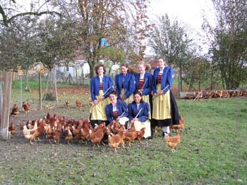 2004-11-14 Ständchen bei Ekkehard Traunecker mit Chicken-Run-Fotoshooting 56
