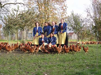 2004-11-14 Ständchen bei Ekkehard Traunecker mit Chicken-Run-Fotoshooting 57