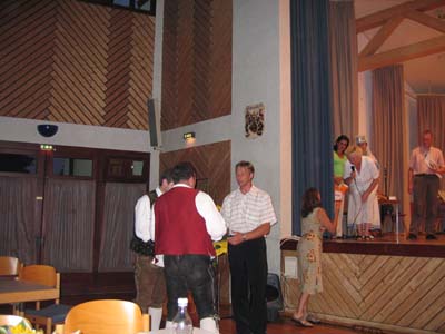 2006-07-14 Partnerkapelle St. Magdalena ist zu Besuch 02 Freitag Gesellschaftsabend 28