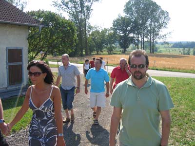 2006-07-15 Partnerkapelle St. Magdalena ist zu Besuch 03 Samstag Wanderung 20