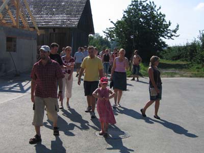 2006-07-15 Partnerkapelle St. Magdalena ist zu Besuch 03 Samstag Wanderung 22