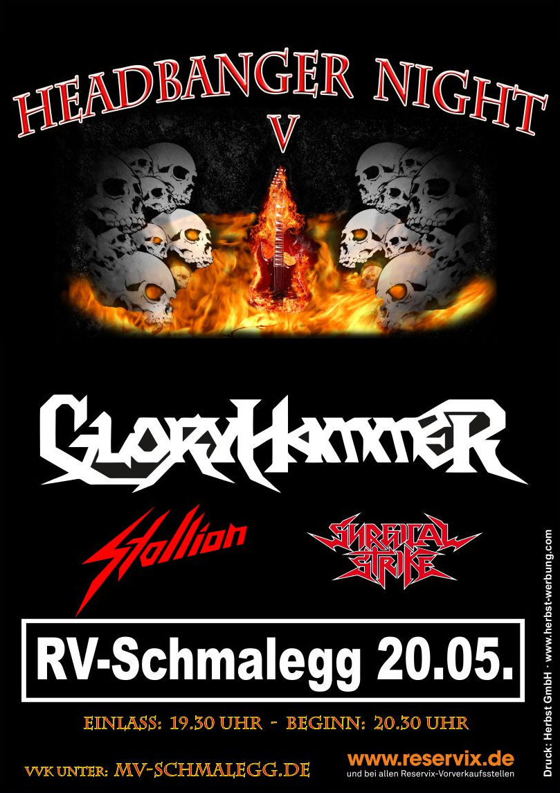 Plakat Headbanger Night 2018