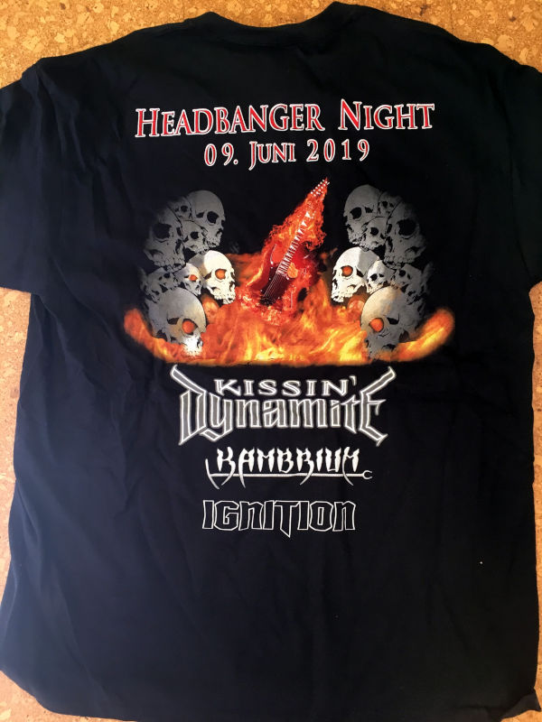 Headbanger T-Shirt 2019 Rear