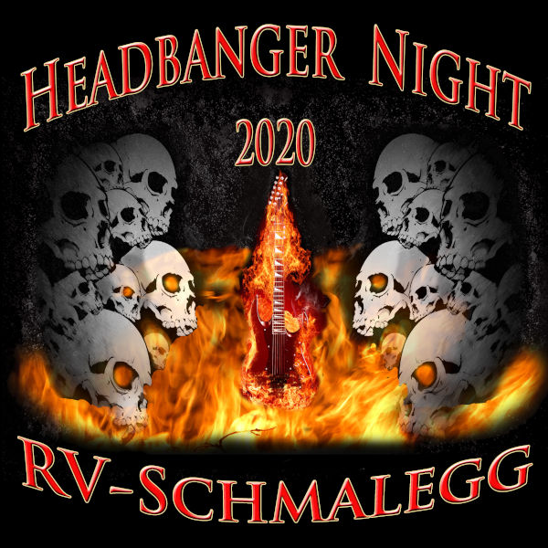 Print Headbanger T-Shirt 2020 Front