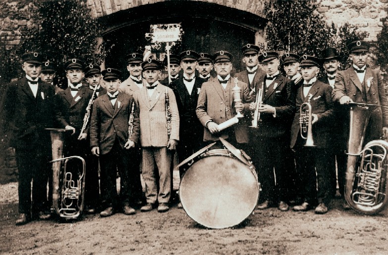 Gruppenbild Musikkapelle Schmalegg 1925