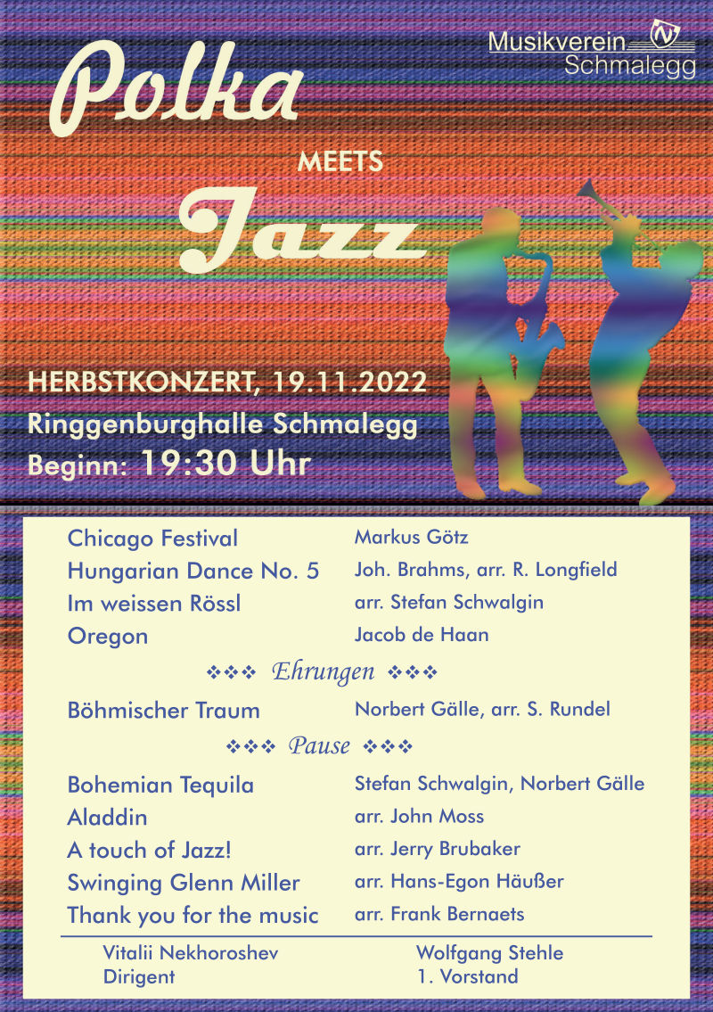 Plakat Herbstkonzert 2022