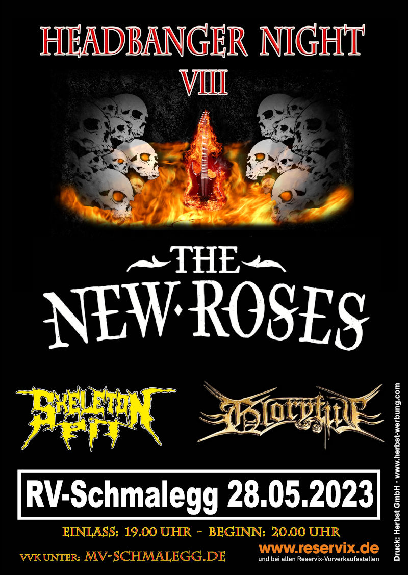 Plakat Headbanger Night 2023