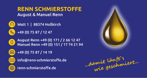 Sponsor Renn Schmierstoffe