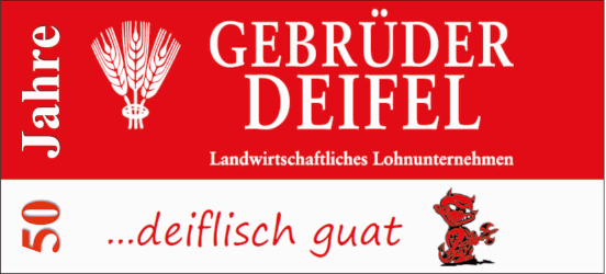 Sponsor Landwirtschaftliches Lohnunternehmen Gebrüder Deifel